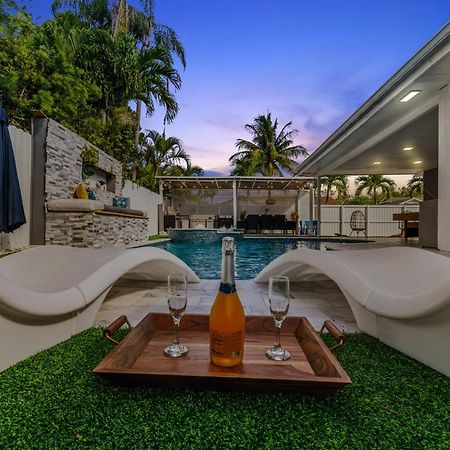 Вилла Miami Luxury House W Heated Pool & Jacuzzi Экстерьер фото