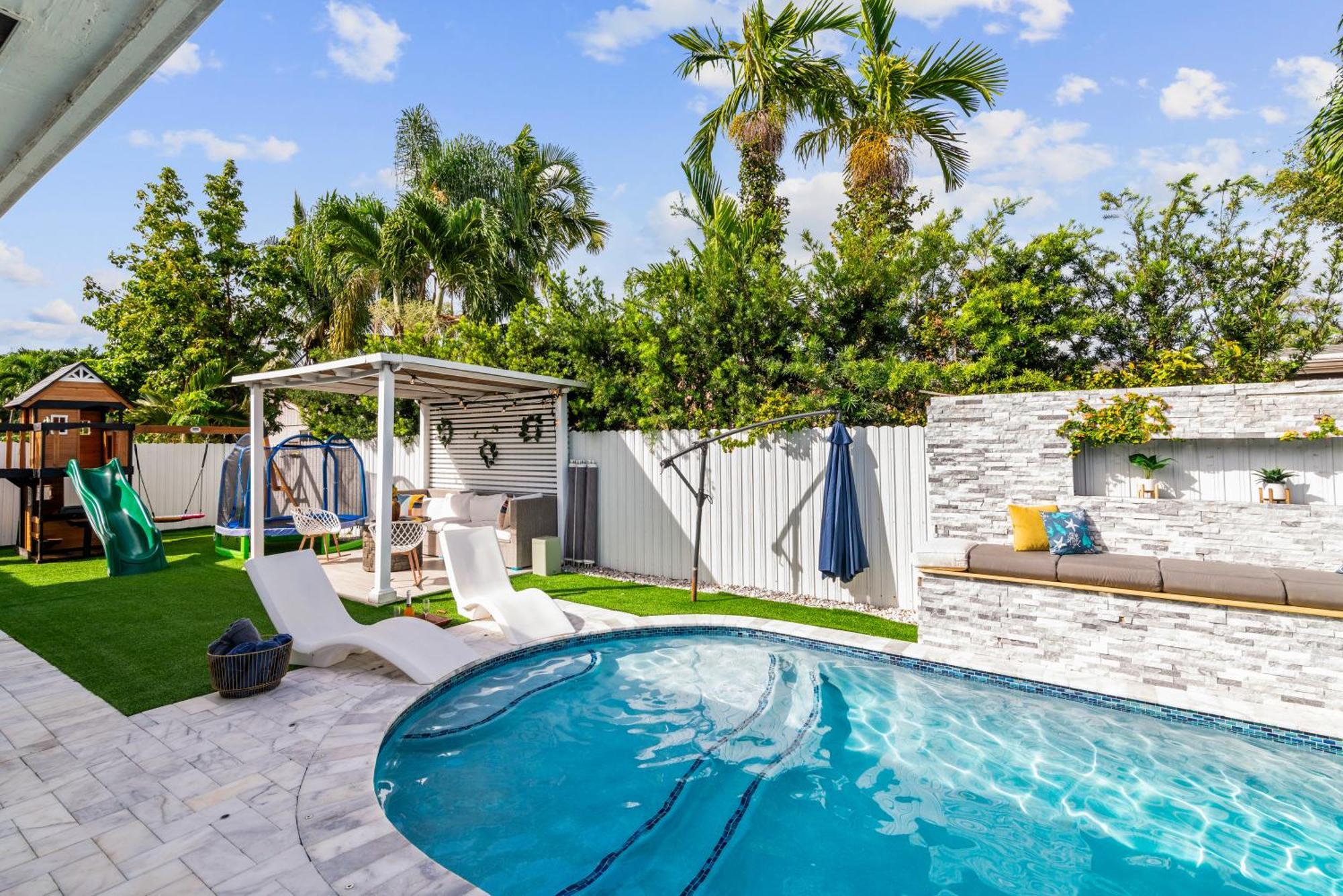 Вилла Miami Luxury House W Heated Pool & Jacuzzi Экстерьер фото