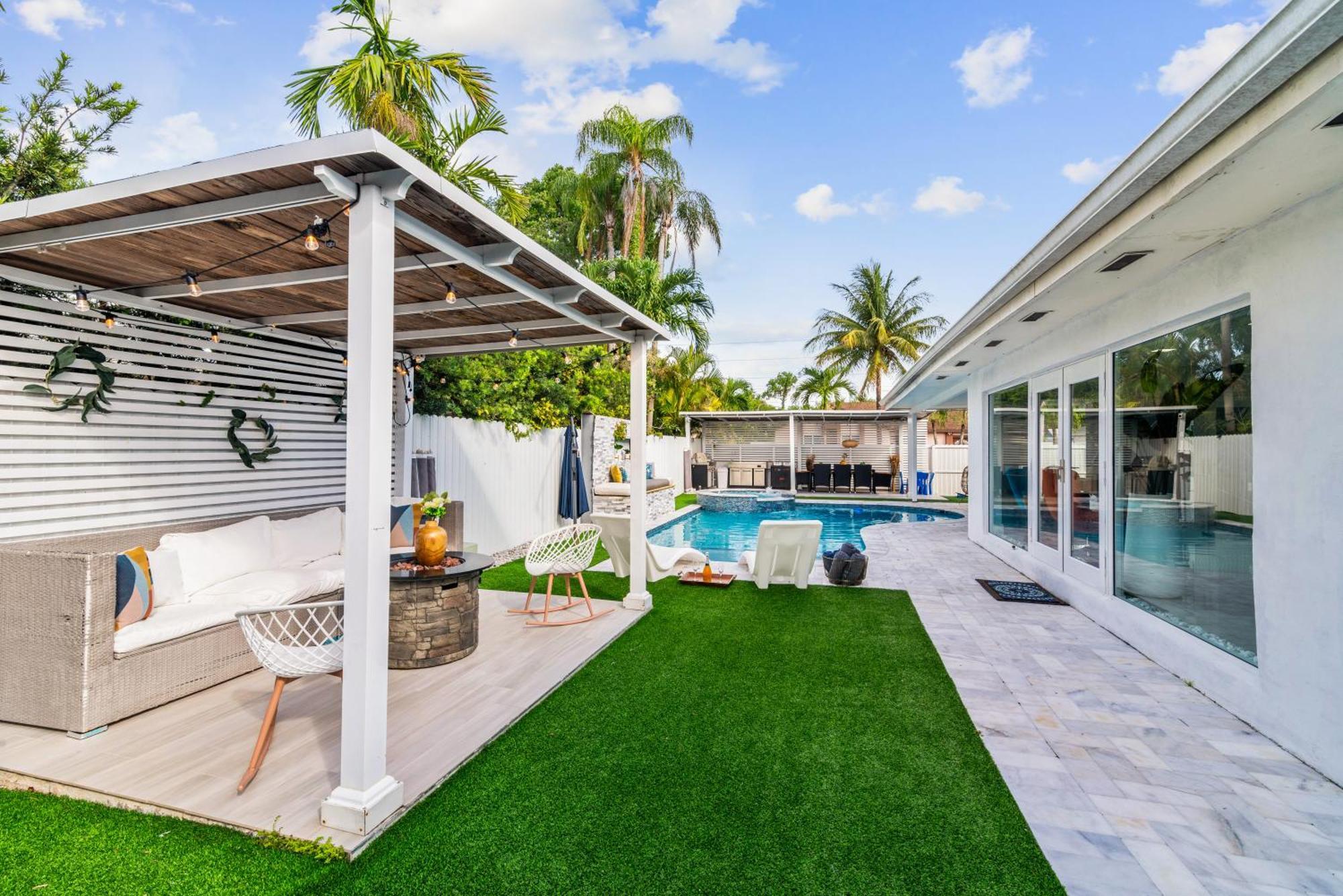 Вилла Miami Luxury House W Heated Pool & Jacuzzi Экстерьер фото
