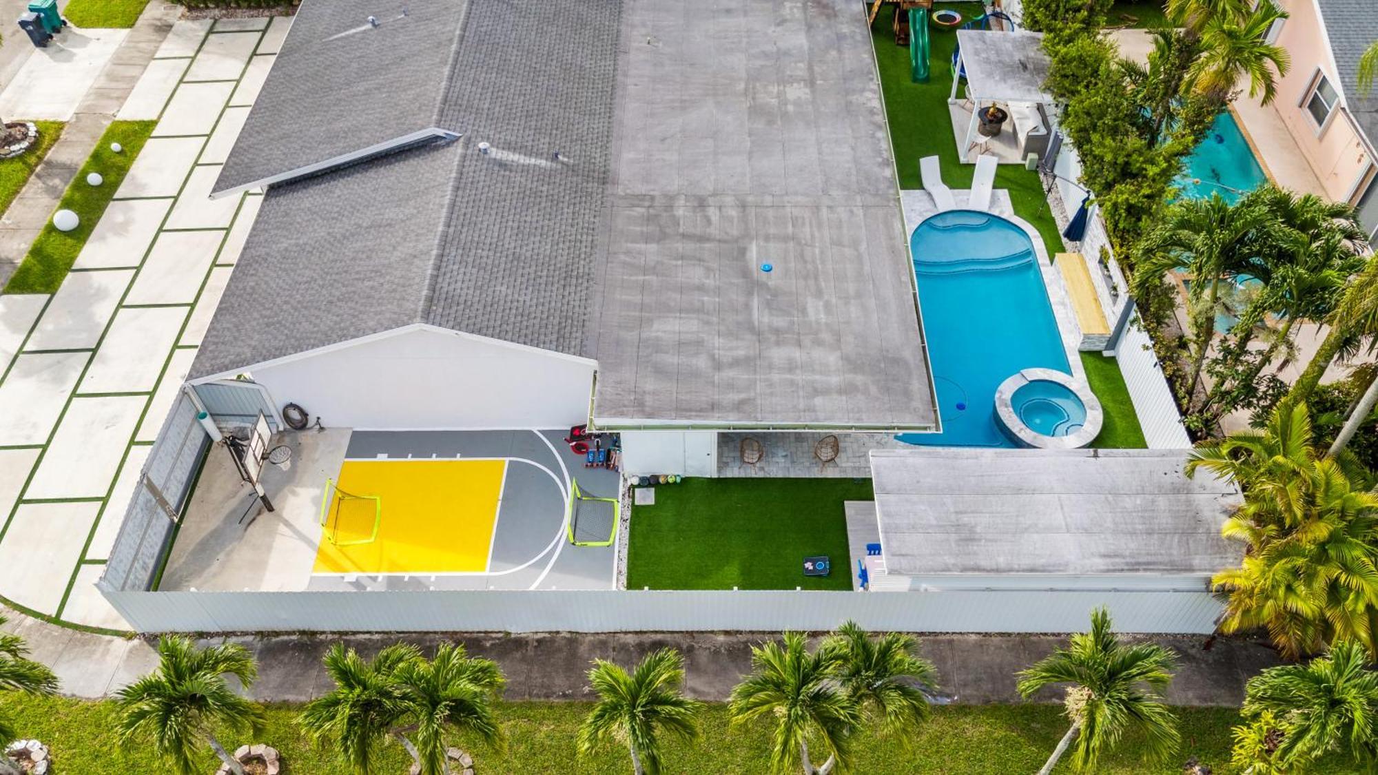 Вилла Miami Luxury House W Heated Pool & Jacuzzi Экстерьер фото