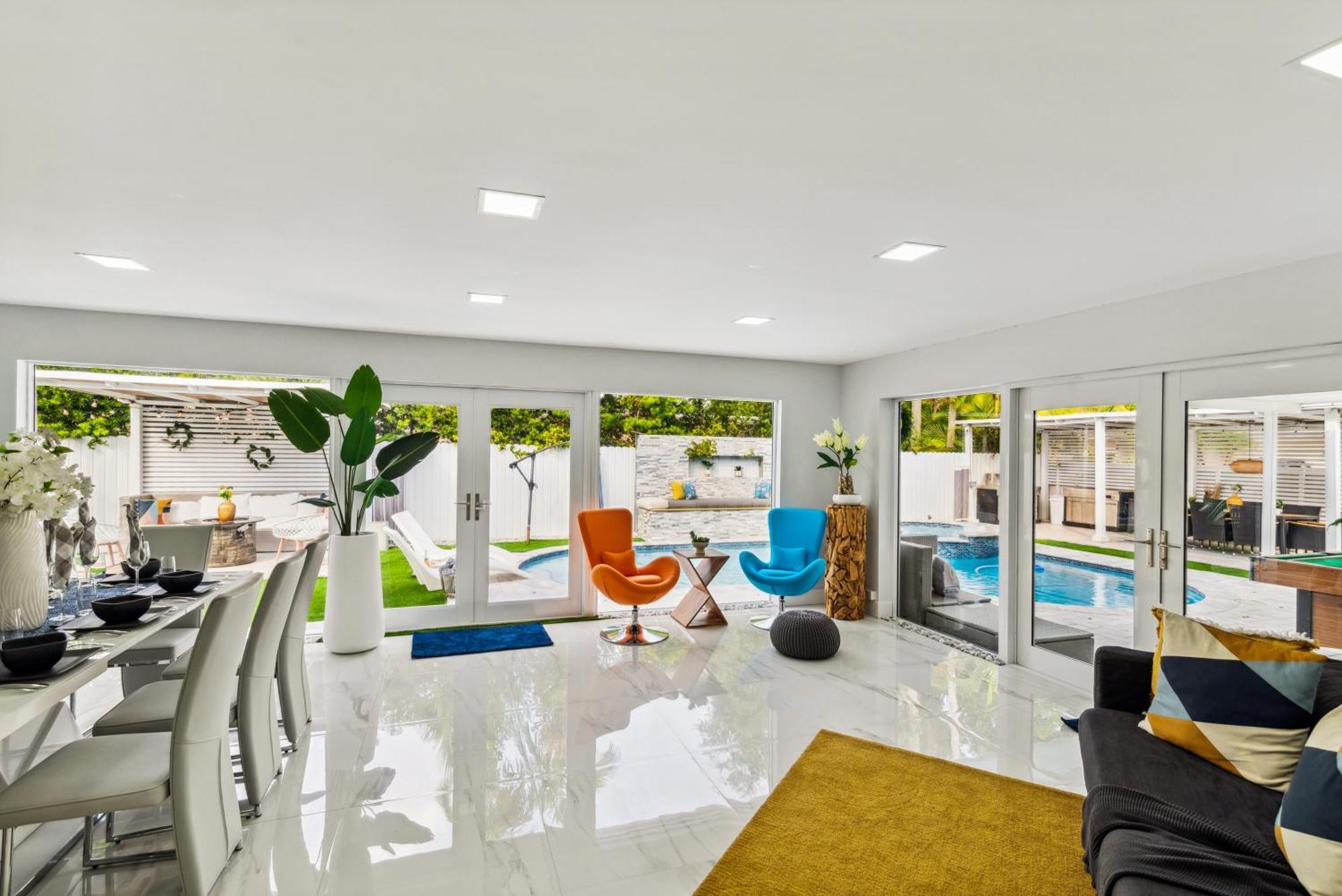 Вилла Miami Luxury House W Heated Pool & Jacuzzi Экстерьер фото
