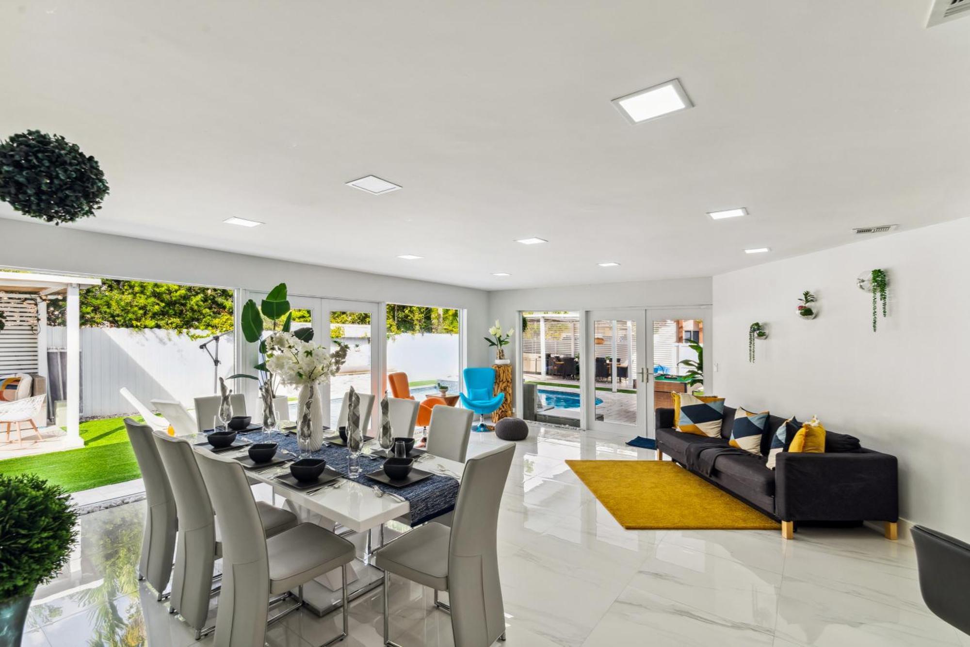 Вилла Miami Luxury House W Heated Pool & Jacuzzi Экстерьер фото