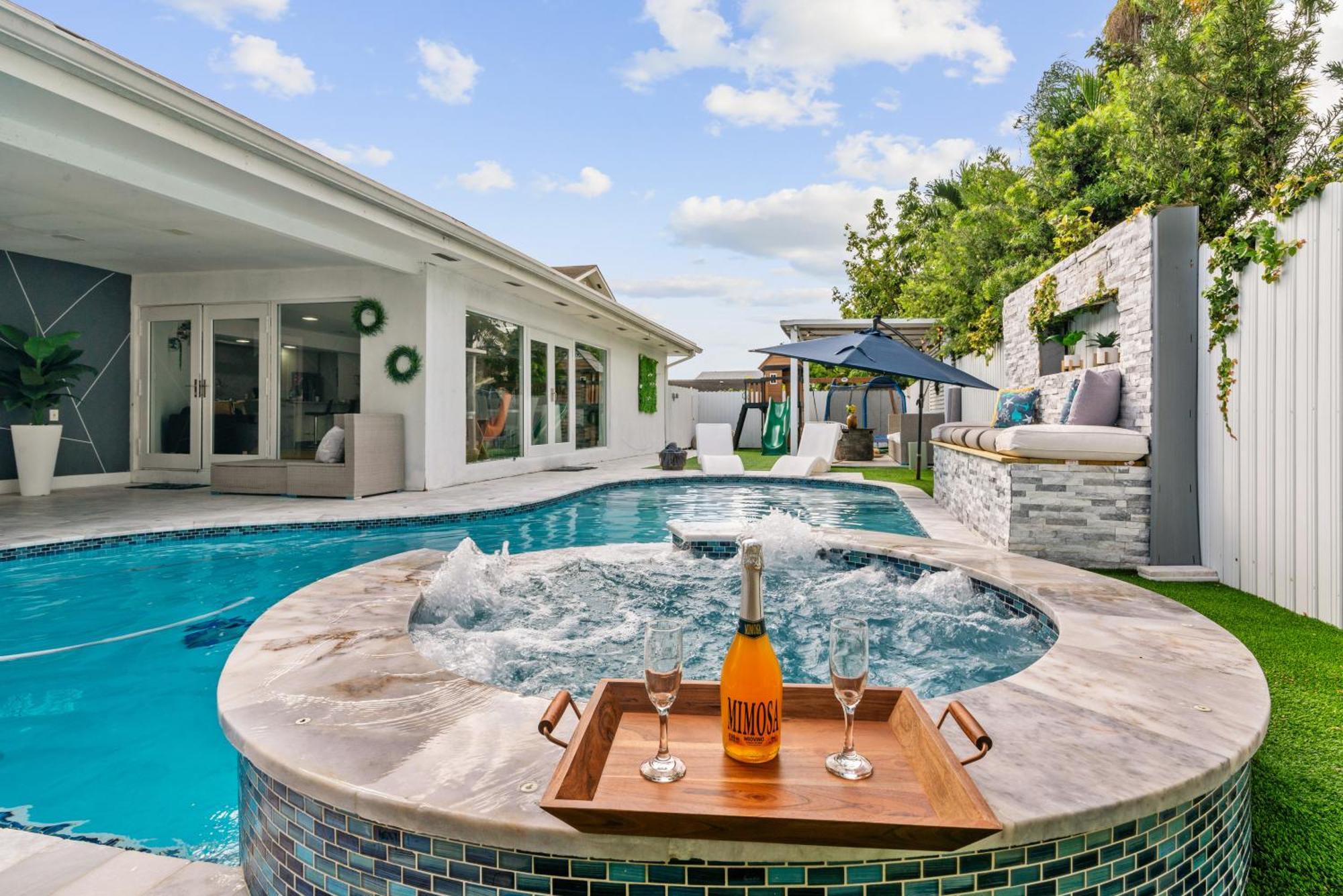 Вилла Miami Luxury House W Heated Pool & Jacuzzi Экстерьер фото
