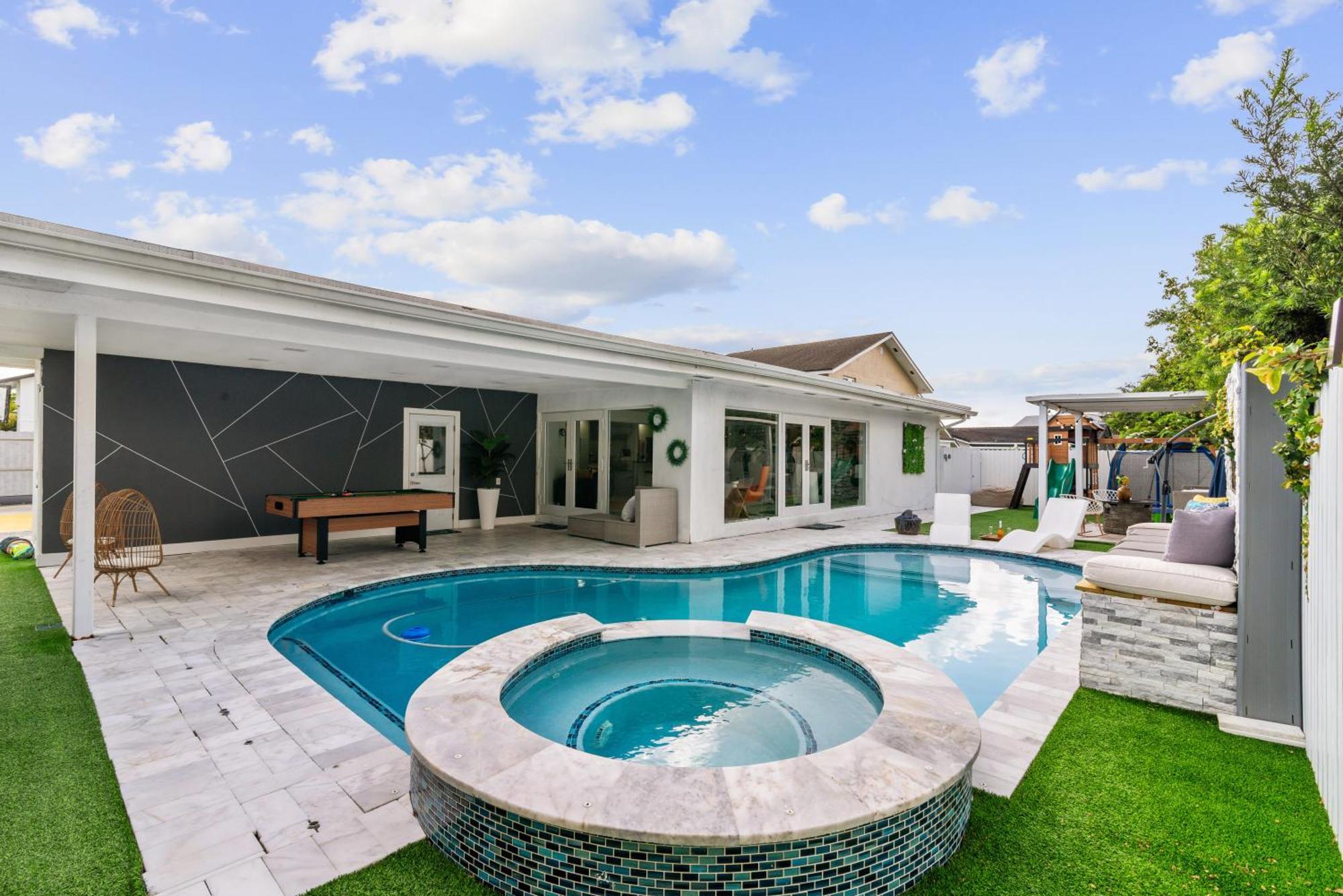 Вилла Miami Luxury House W Heated Pool & Jacuzzi Экстерьер фото
