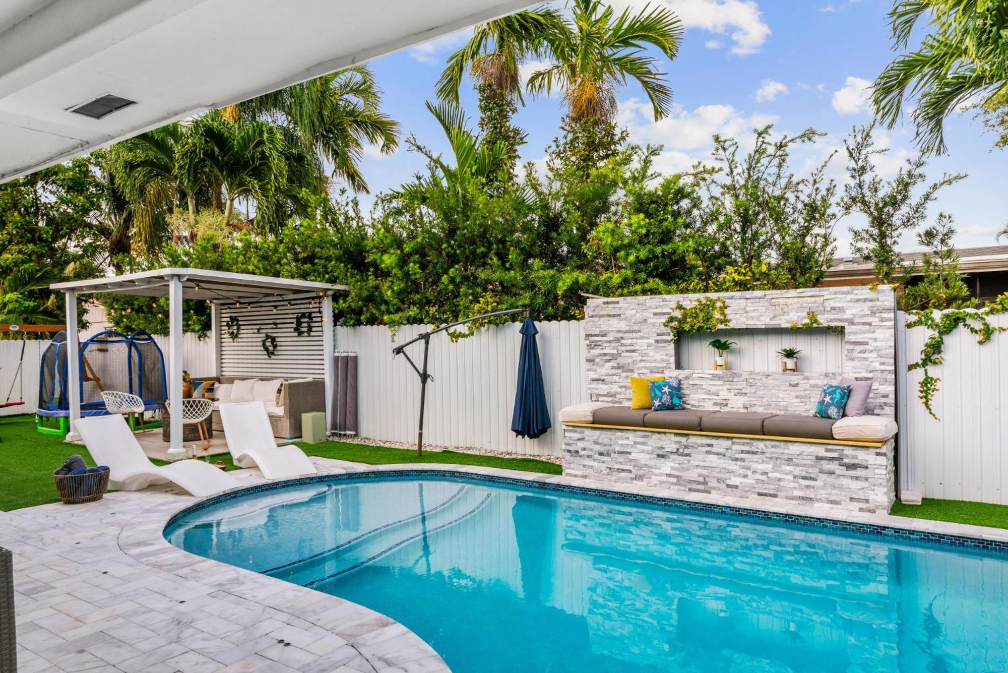 Вилла Miami Luxury House W Heated Pool & Jacuzzi Экстерьер фото