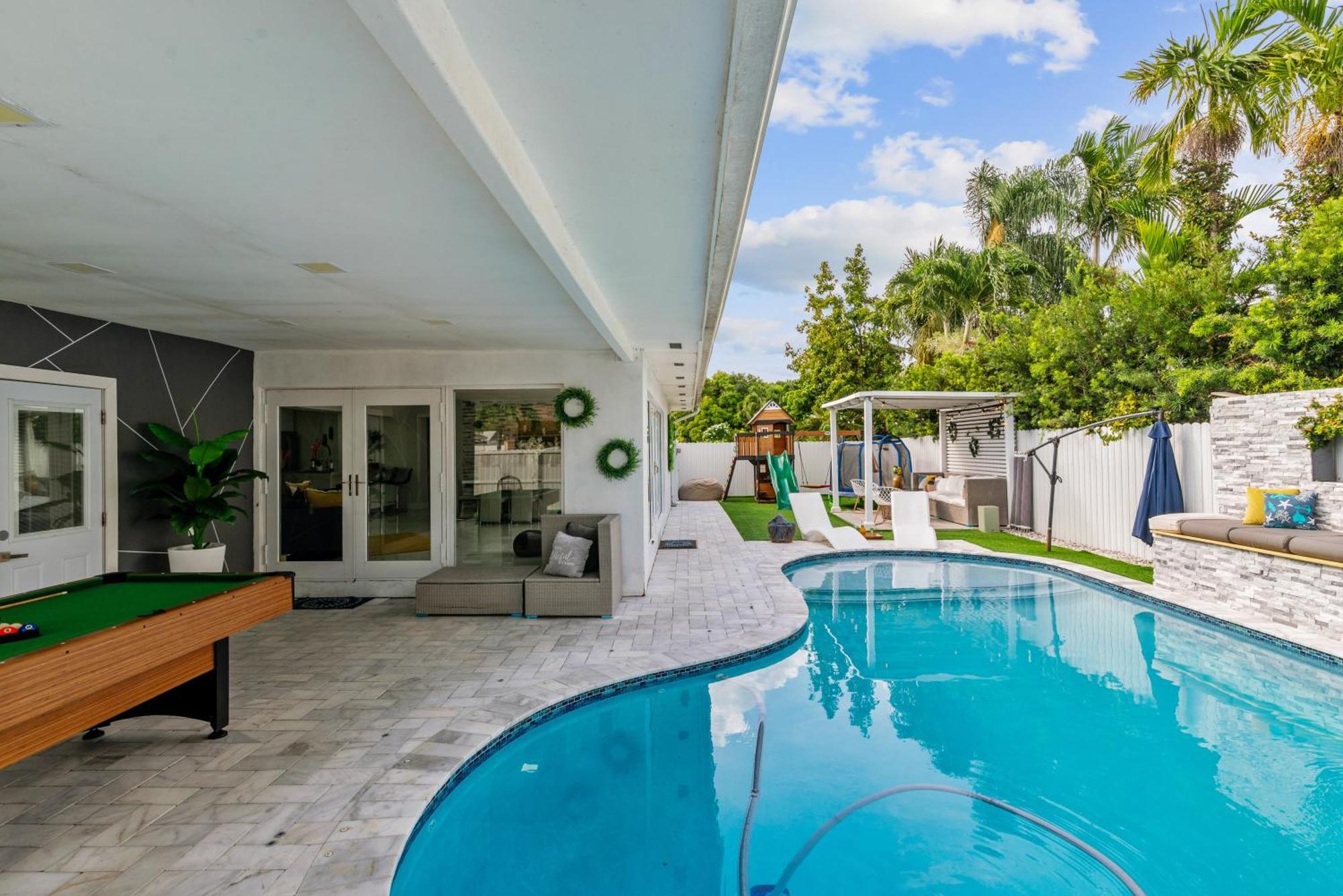 Вилла Miami Luxury House W Heated Pool & Jacuzzi Экстерьер фото